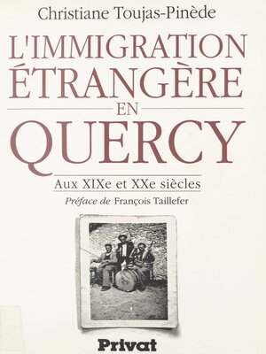 cover image of L'immigration étrangère en Quercy